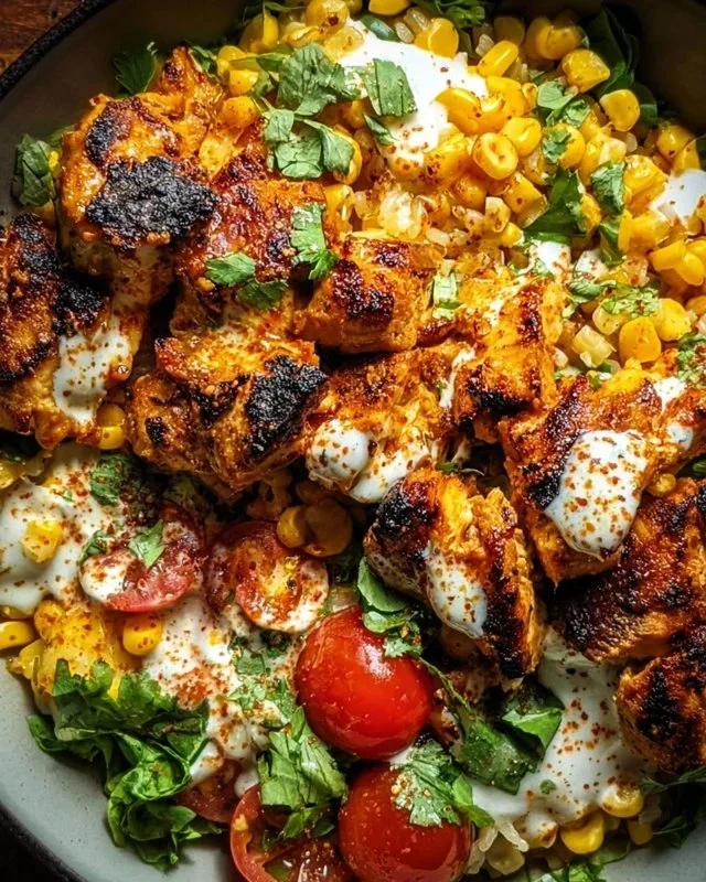 Tasty Street Corn Chicken Bowl