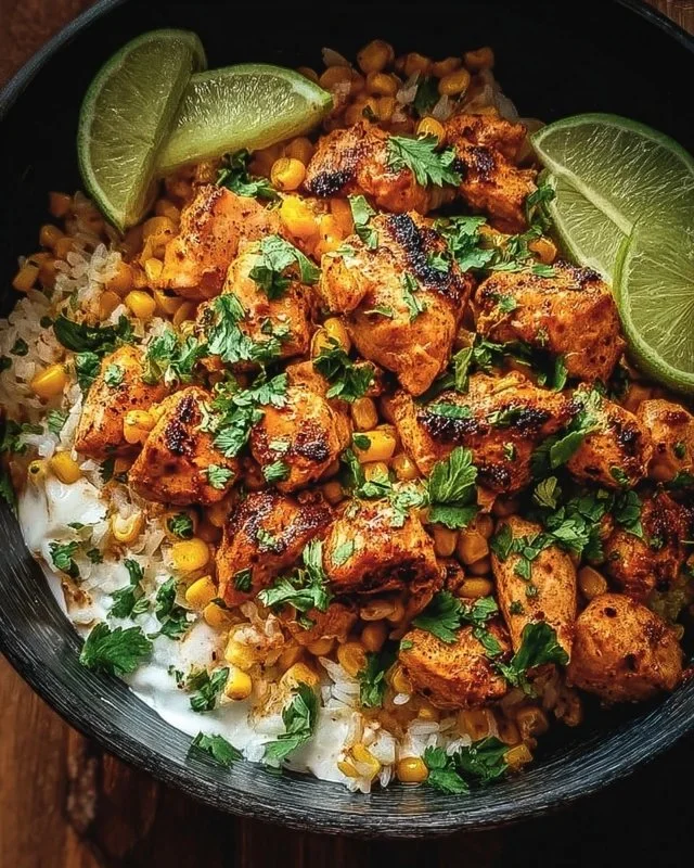 Tasty Street Corn Chicken Bowl