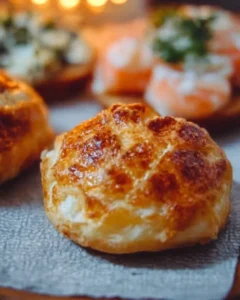 Array of delicious cold appetizers served on a platter for a party.