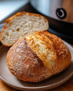 Freshly baked Air Fryer Bread ready to serve in 30 minutes
