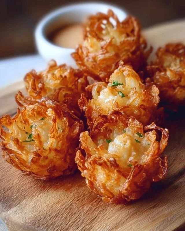 Bite-Sized Blooming Onions