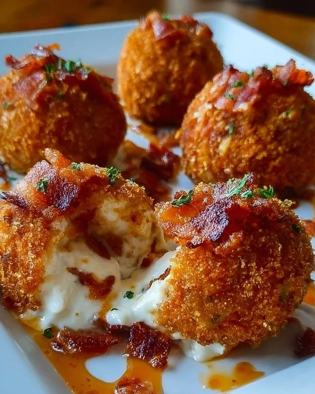 Buffalo Chicken Bacon Mozzarella Bombs for Game Day Bliss