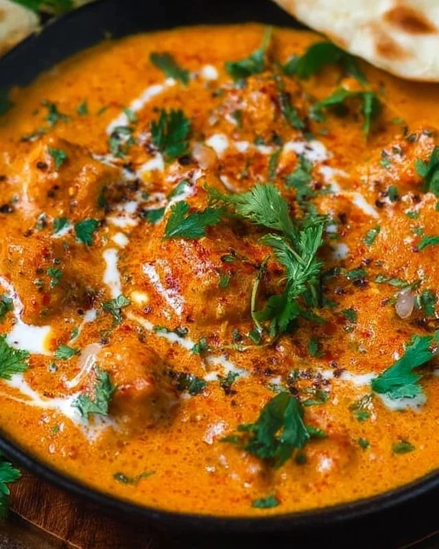 Butter Chicken (Spiced Chicken in Creamy Tomato Sauce)