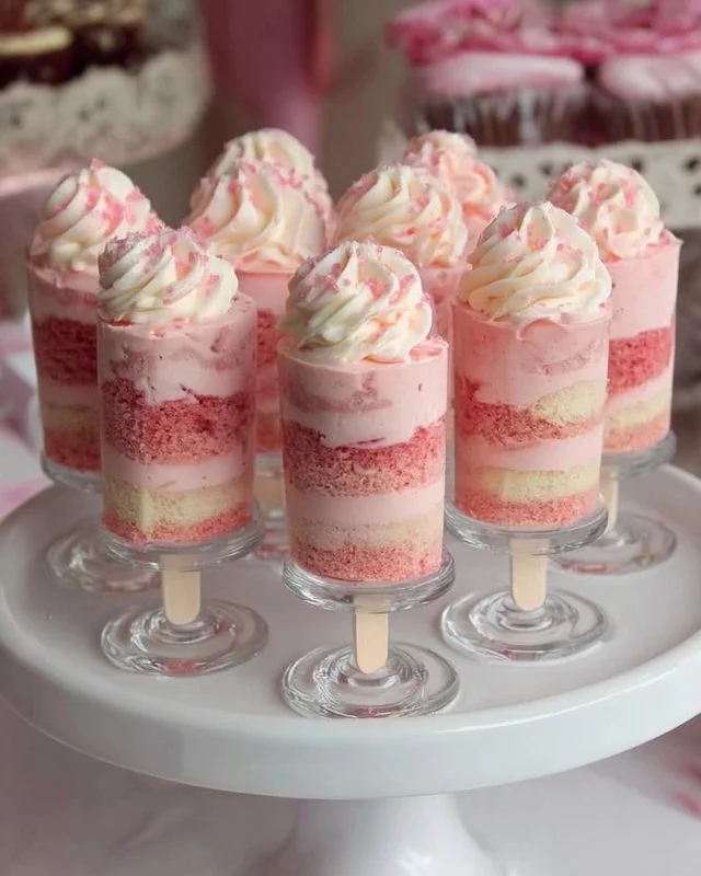 Delicious cake push pops for a princess themed quinceañera party