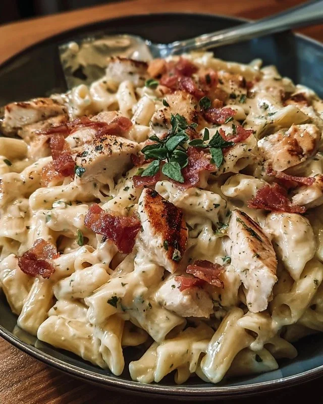 Chicken Bacon Ranch Pasta
