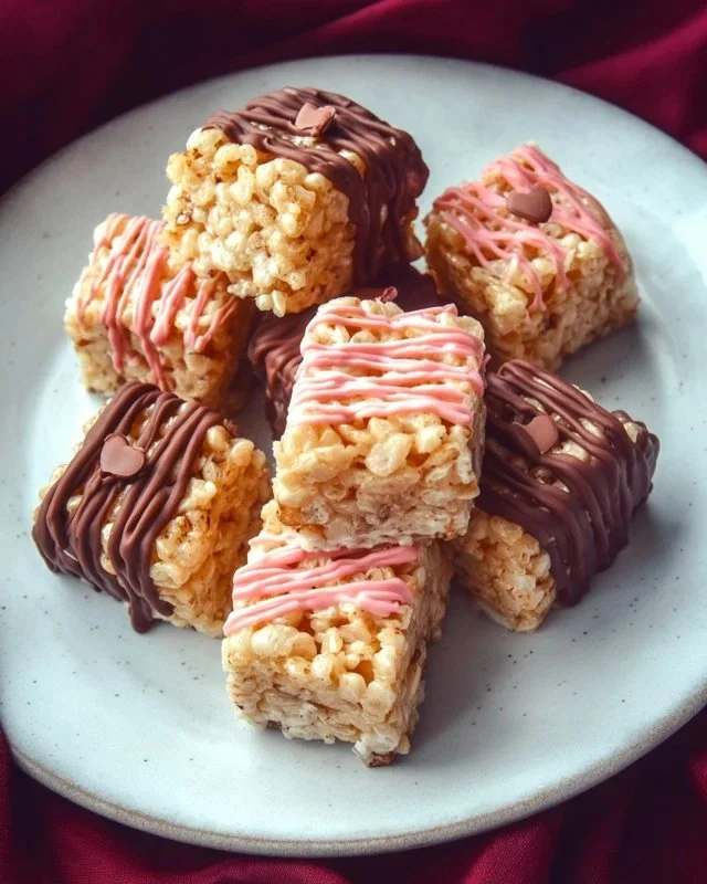 Chocolate Dipped Rice Krispie Treats