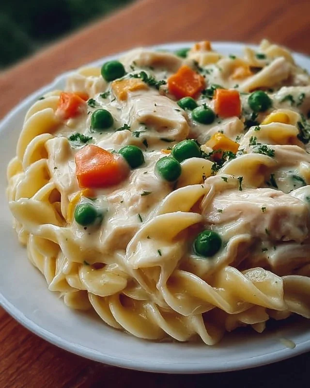 Classic Chicken Pot Pie Pasta