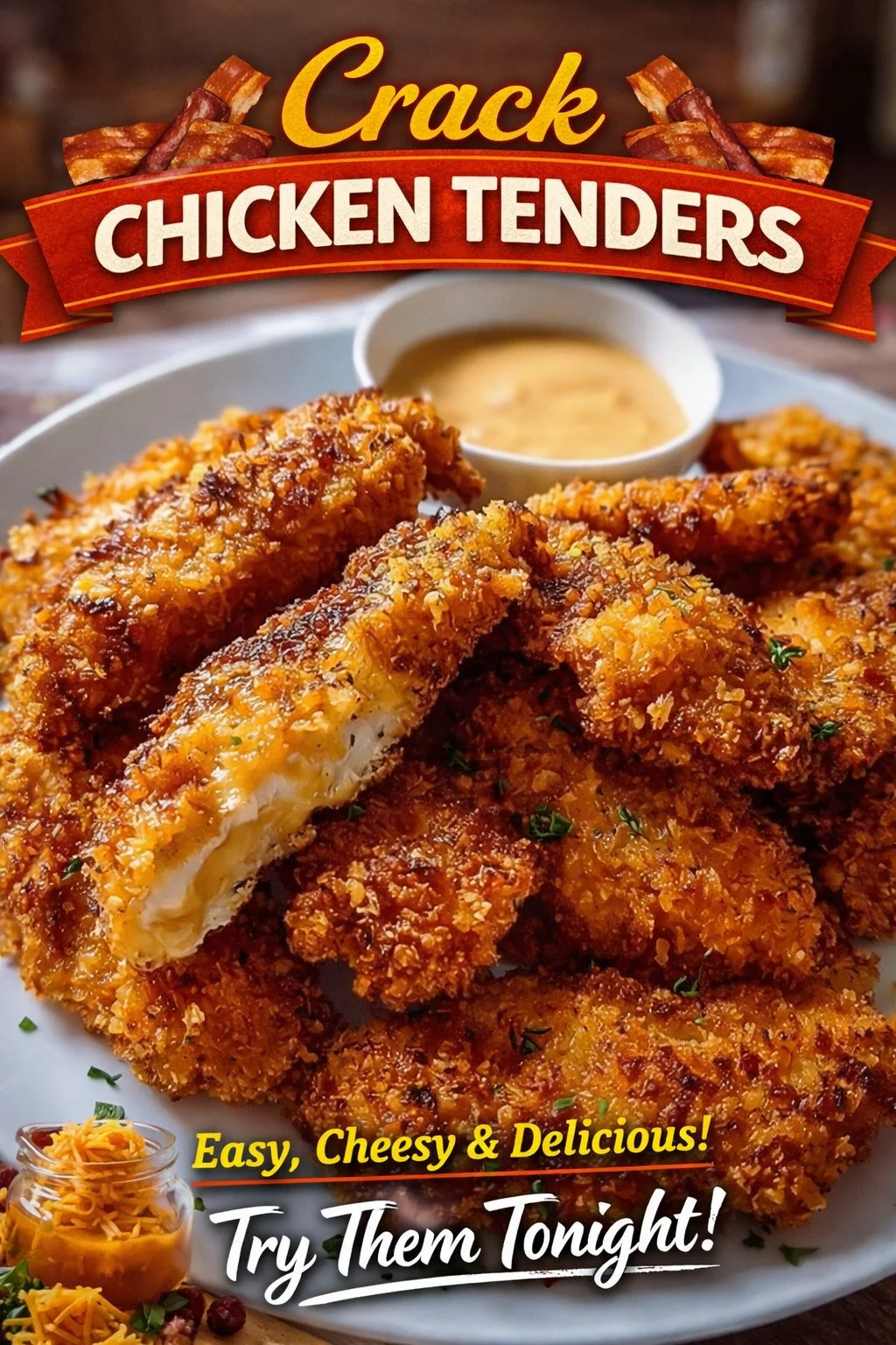 Crack Chicken Tenders - Easy Dinner Recipe