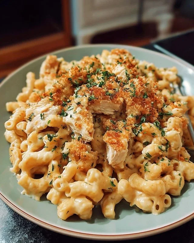 Creamy Chicken Mac and Cheese