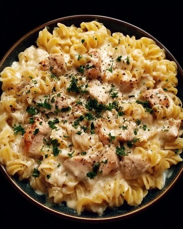 Creamy Chicken Pasta Crockpot