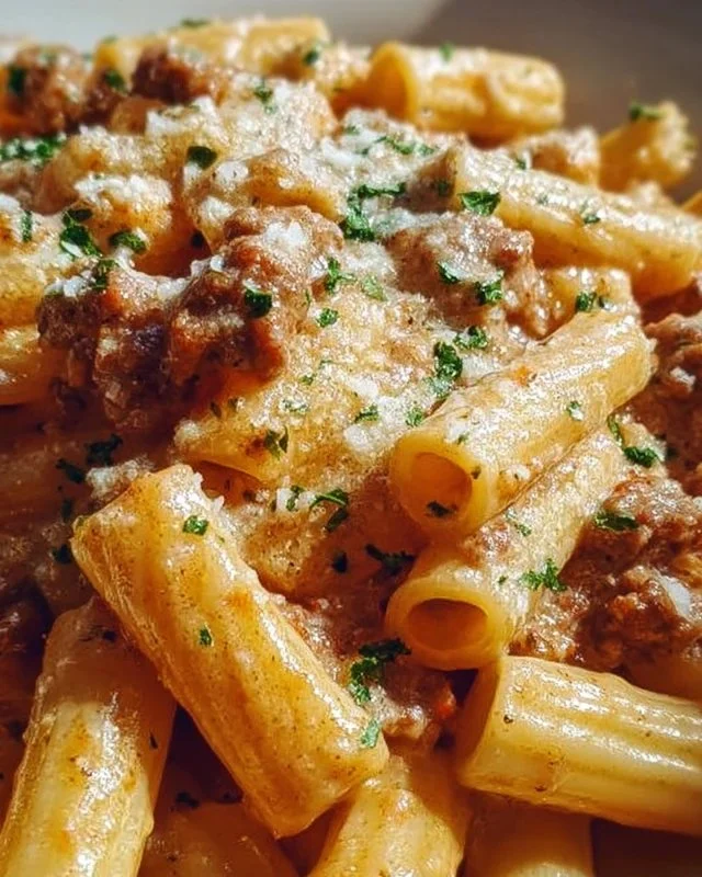 Creamy Italian Sausage Rigatoni