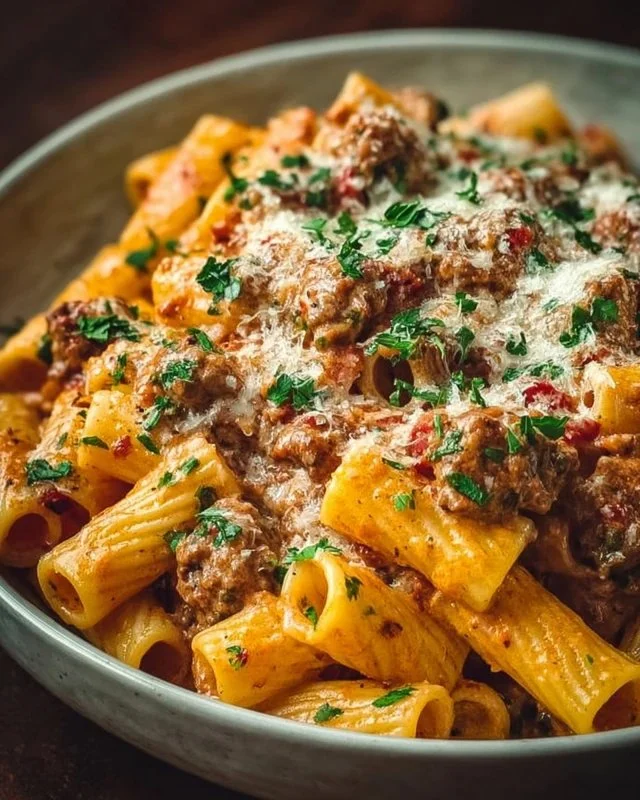 Creamy Italian Sausage Rigatoni