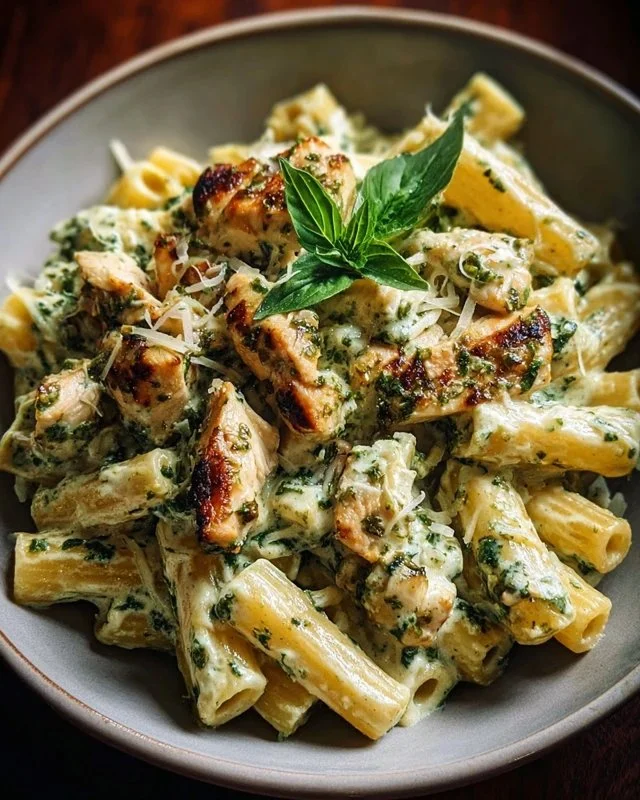 Creamy Pesto Chicken Pasta