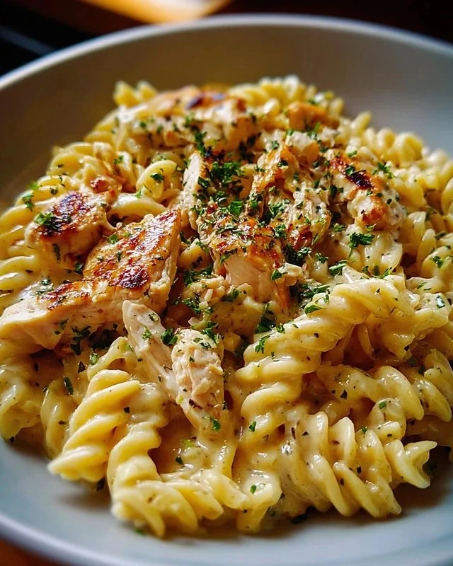Creamy Rotisserie Chicken Pasta