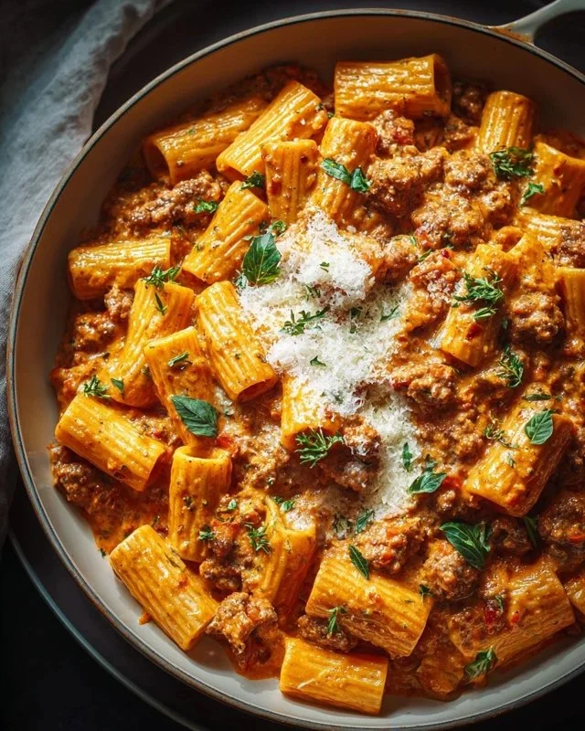 Creamy Sausage Rigatoni (One-Pan, 30-Minute Meal)