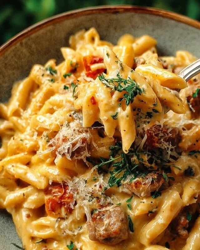 Creamy Tuscan Sausage Pasta