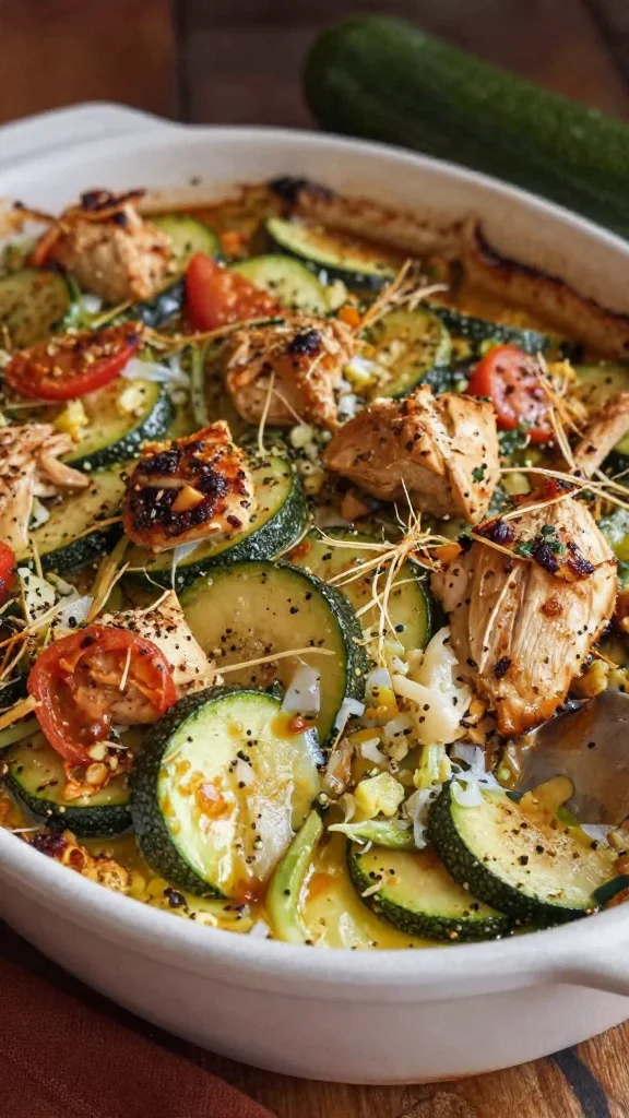 Easy Chicken Zucchini Bake
