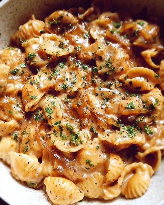 Easy French Onion Pasta