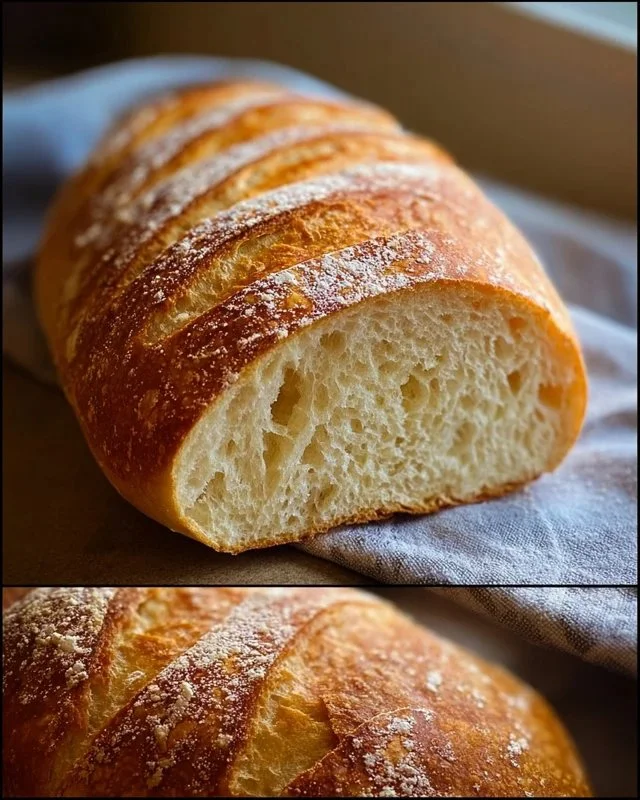 Easy Homemade Soft and Crusty French Bread (Ready in Under 2 Hours)