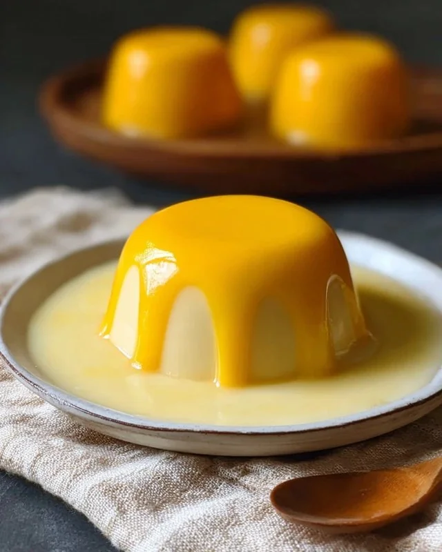 Easy Simple Mango Pudding Recipe