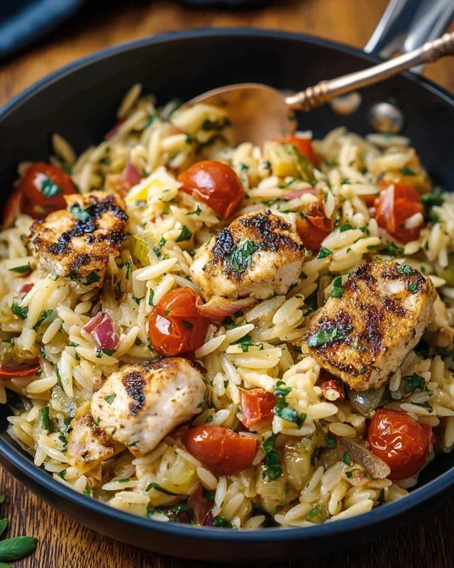 Flavorful Mediterranean Chicken Orzo Recipe For A Healthy Dinner