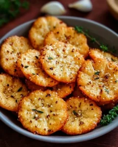 A pack of Garlic Ritz Snacks with crispy garlic-flavored crackers.