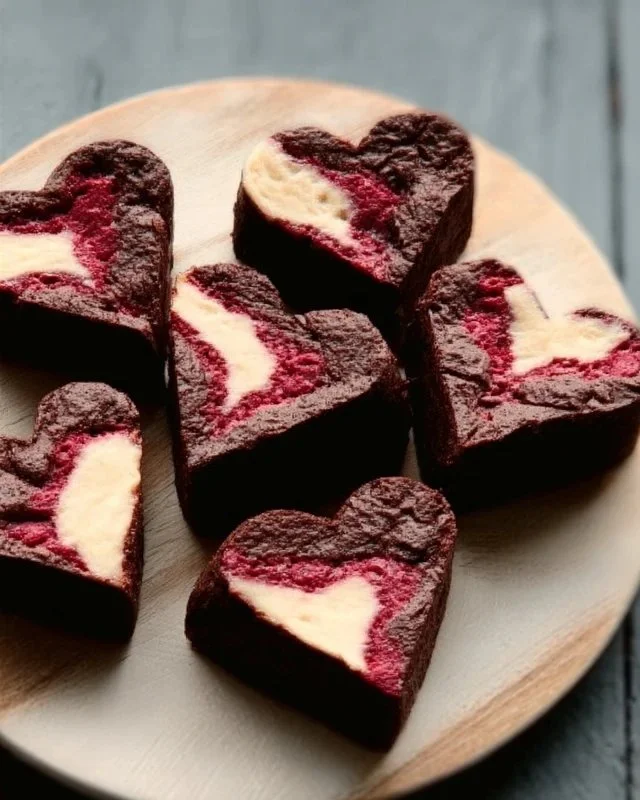 Heart Shaped Brownies