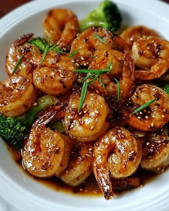 High-Protein Honey Garlic Shrimp