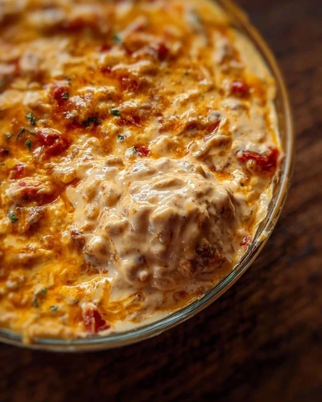 A bowl of Hissy Fit Dip served with fresh vegetables and chips.