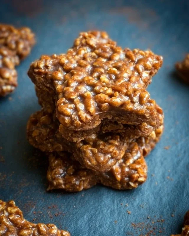 Homemade Star Crunch Cookies with 5 ingredients