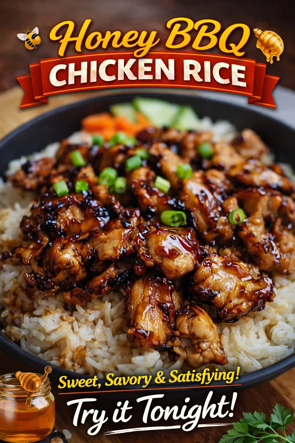 Honey BBQ Chicken Rice