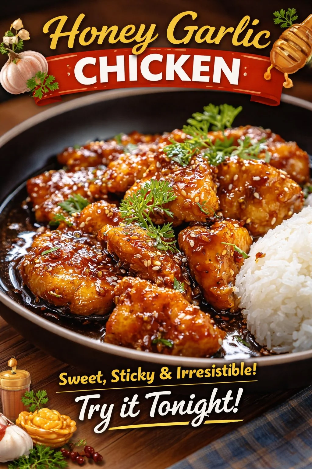 Honey Garlic Chicken