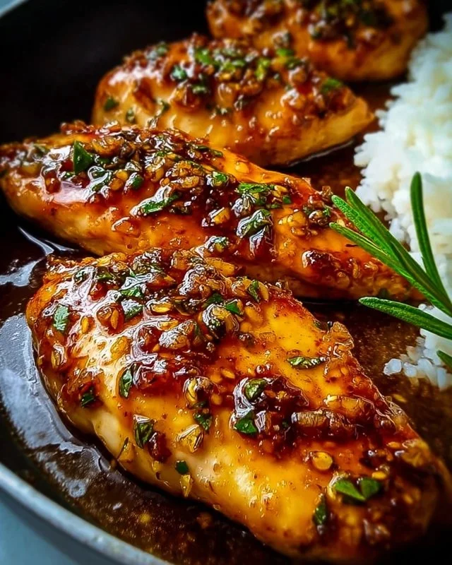 Honey Garlic Chicken Breasts