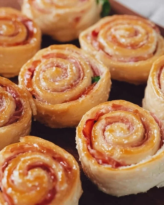 Italian Pinwheels appetizer rolled with fresh ingredients and spices