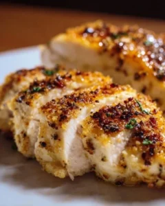 Tender and juicy melt-in-your-mouth chicken breast on a plate