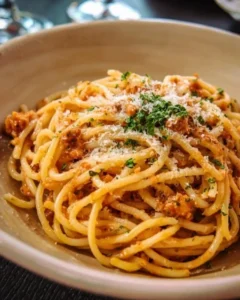 Delicious Midnight Pasta dish served in a bowl
