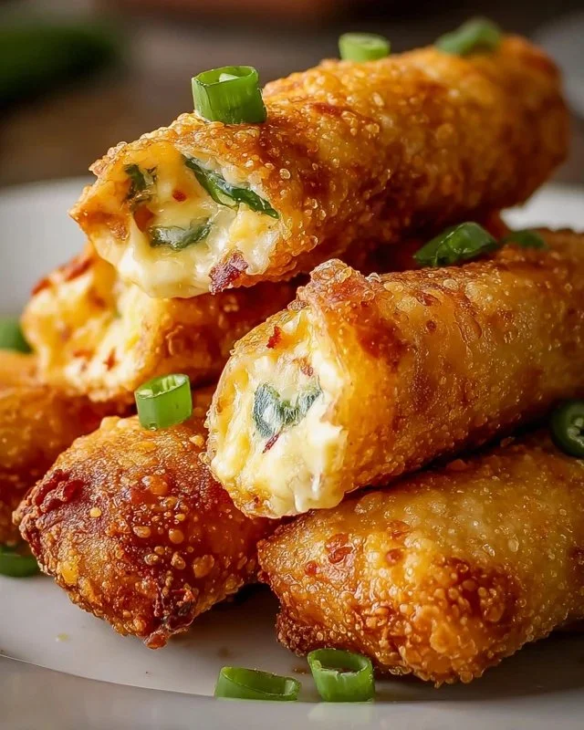 Mini Jalapeño Popper Egg Rolls