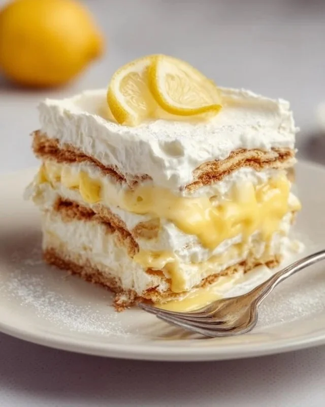 No-Bake Lemon Icebox Cake