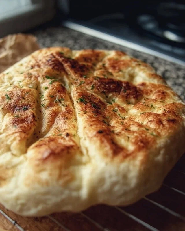 No-Oven Turkish Bread With Only 3 Ingredients (Bazlama)