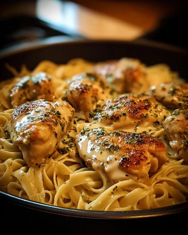 One-Pan Chicken with Buttered Noodles