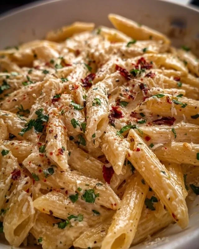 One Pot Creamy Garlic Pasta