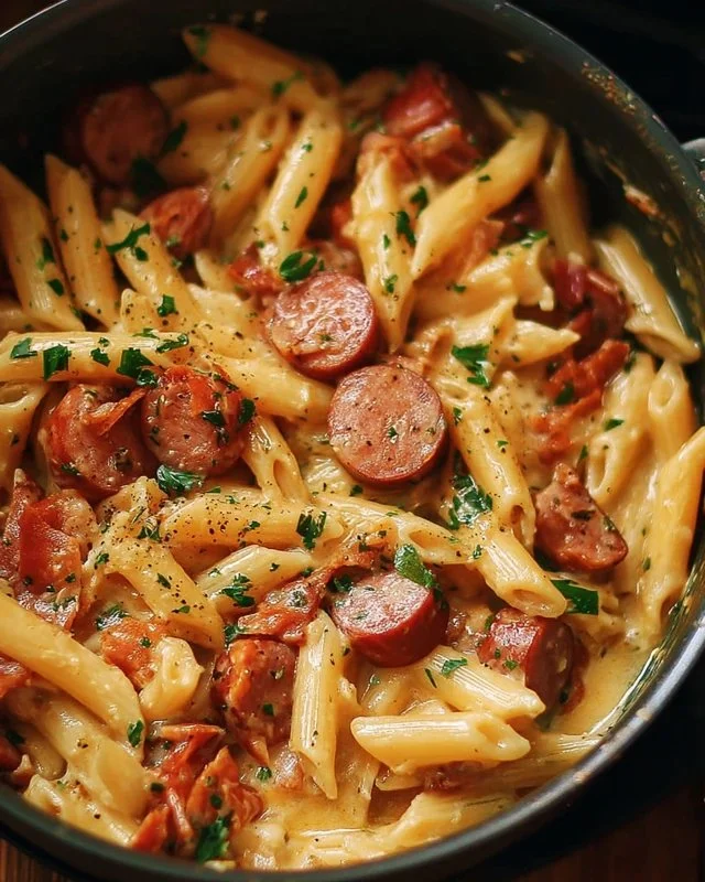 One Pot Kielbasa Pasta
