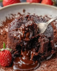 Delicious homemade pudding cake with layers of chocolate and vanilla