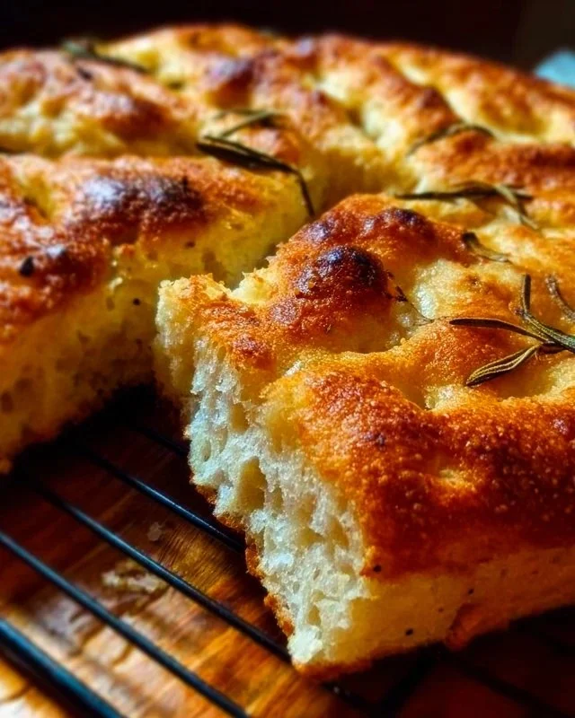 Same Day Sourdough Focaccia Bread