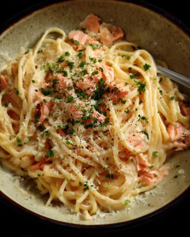 Smoked Salmon Carbonara