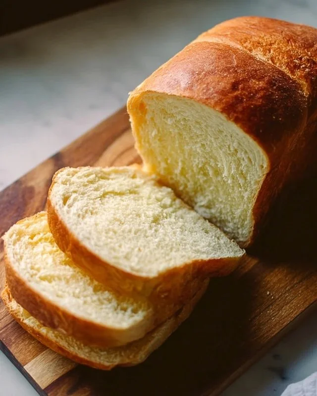 Soft and fluffy homemade sandwich bread fresh out of the oven