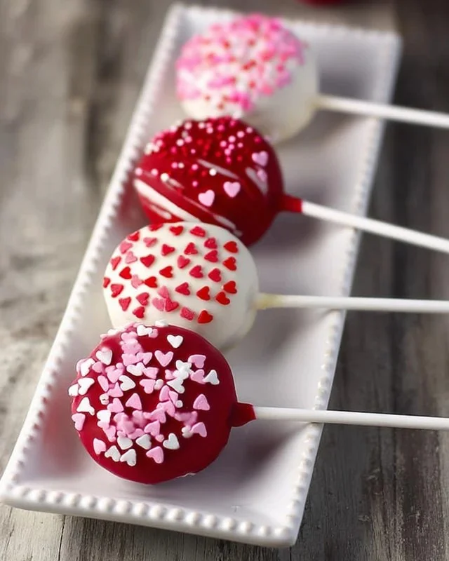 Valentine's Day Oreo Pops