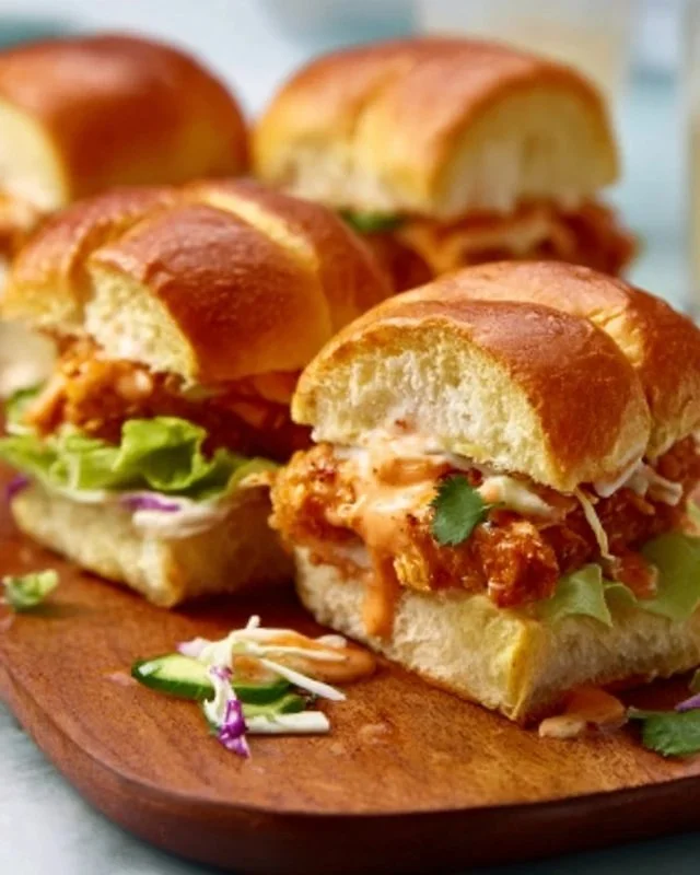 Bang Bang Chicken Sliders Recipe