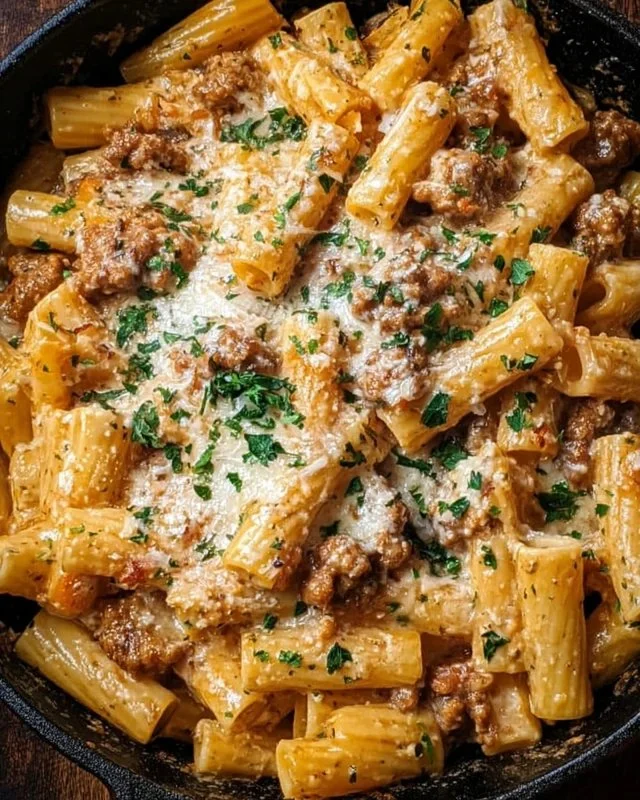 Creamy Italian Sausage Rigatoni