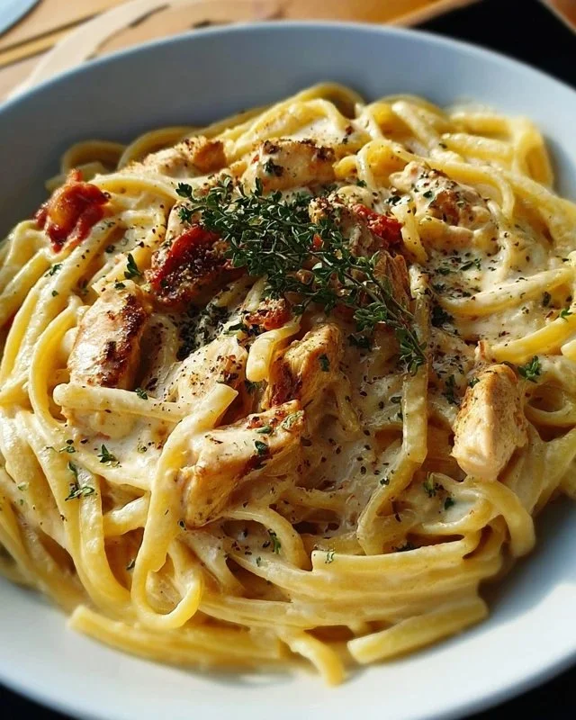 Crock Pot Creamy Cajun Chicken Pasta